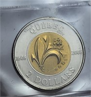 2008 $2 Quebec City ICCS MS65 Canada