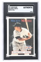 AUTHENTIC MICKEY MANTLE BASEBALL CARD