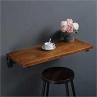 Rustic Folding Wall Table