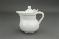 Chinese White Porcelain Monk Cap Teapot Tian Mark