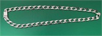 18" Sterling Silver Large Link Necklace