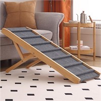 Dog Ramp for Beds, Cars, 220lbs, Wood