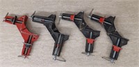 Box lot of metal clamps