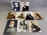 Historical US Generals Photographed Copies 75pcs