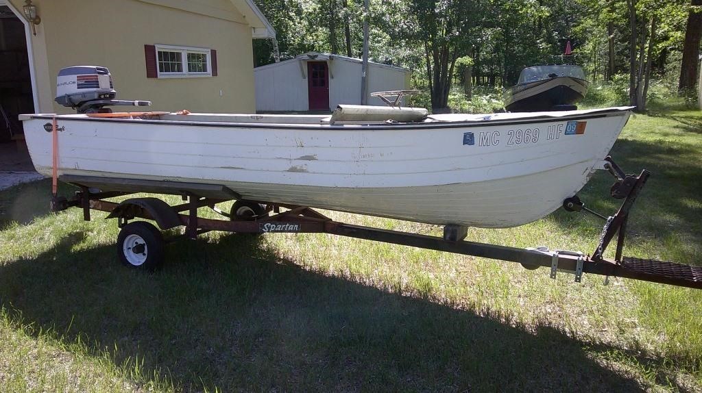 14' MirroCraft boat, aluminum