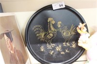 ROOSTER DECORATED TRAY