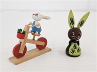 DENMARK WOODEN BUNNIES - 2.5" TALL