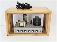 CUSTOM MADE TUBE AMPLIFIER - LIGHTS UP