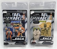 (2) 2006 Star Wars Saga Collection Action Figure