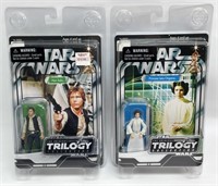 (2) 2004 Star Wars Trilogy Collection Action