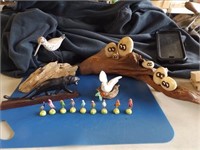 Misc. Driftwood Art - Birds - Miniature Birds -