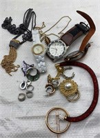 Costume jewelry  and watches