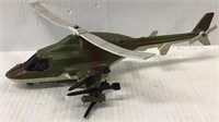 VINTAGE ERTL TOY MILITARY HELICOPTER