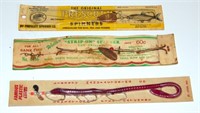 3 VINTAGE FISHING LURES MOC