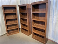 (3) Particle Board Bookshelves