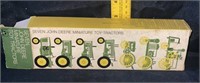7 John Deere Mini toy tractors