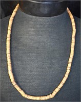 25" Strand Necklace of Sand Cast Beads