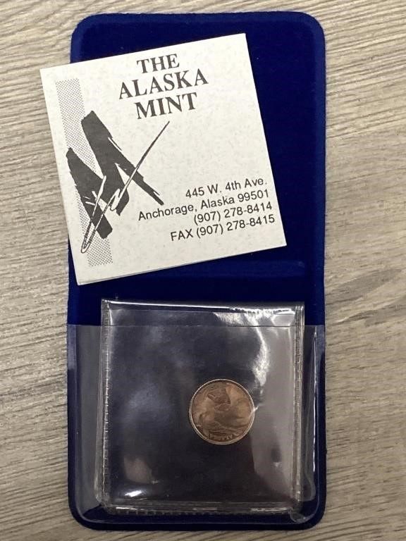 1996 Silver Alaska State Medallion