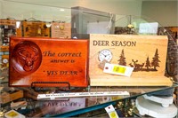Deer Season Engraved Battery Operated Shelf
