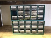 2 hardware sorter drawer units w/ product