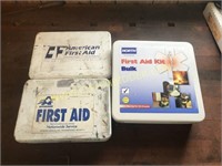 3 fully loaded first aid kits