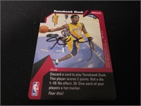 Kobe Bryant signed basketball card COA