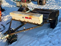 Trailer 7’x4’ bed. Overall 10’