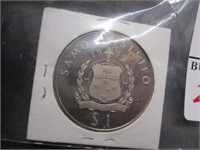 1972 Samoa $1 Coin