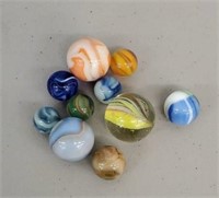 (10) Antique Marbles