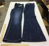 2 pairs of jeans- size 1/2 & 1