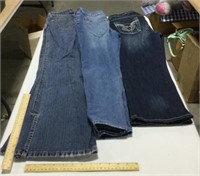 3 pairs of youth jeans Sz 28-29