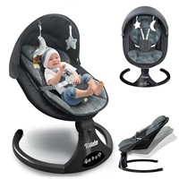 Electric Bluetooth Baby Swing Seat for Infants Bk