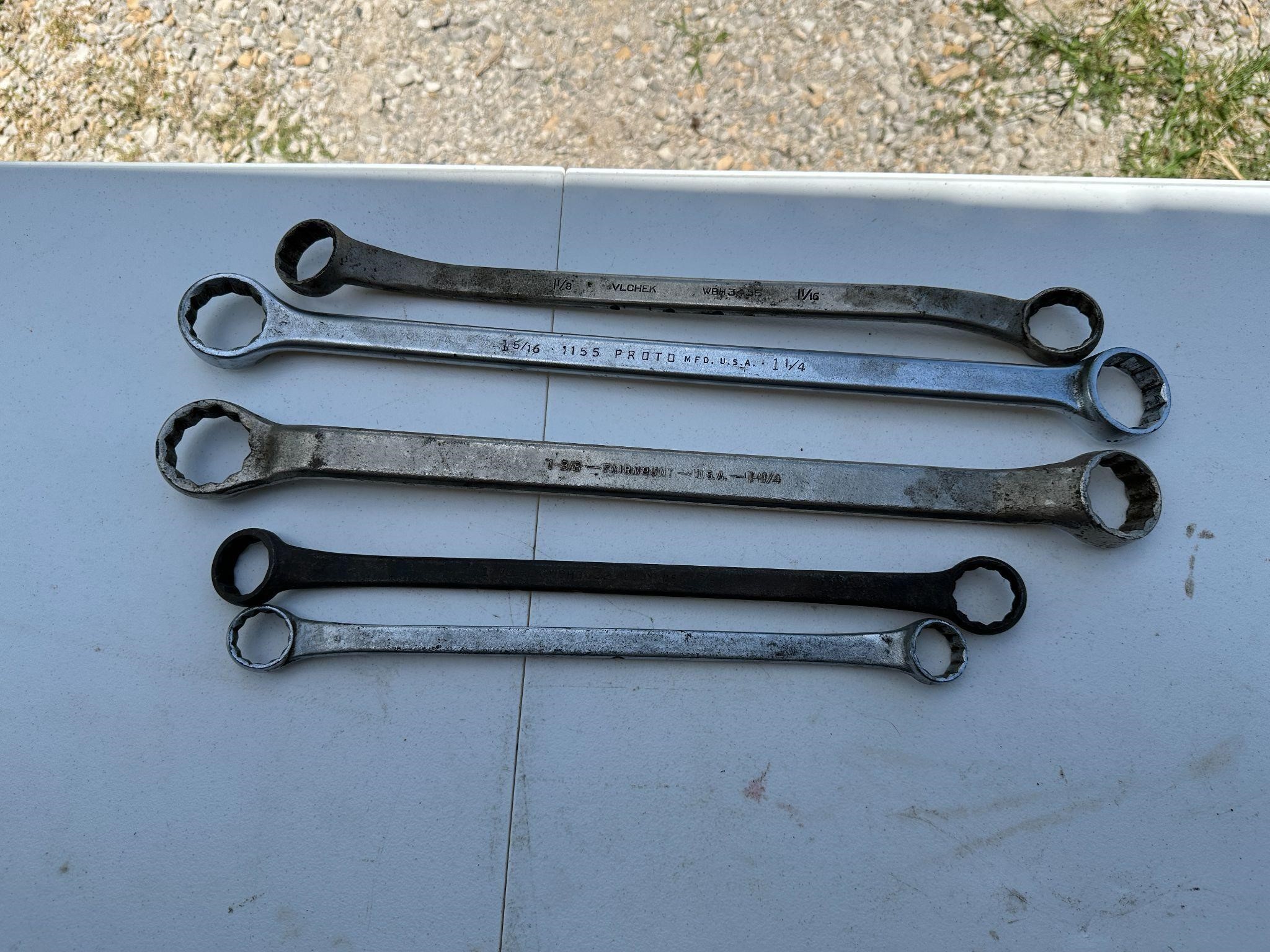 Large Wrench Lot Proto VLCHEK Fairmont