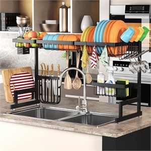 NEW $90 (26"-38") Over Sink Drying Rack