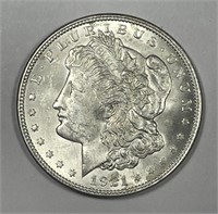 1921 Morgan Silver $1 Brilliant Uncirculated BU