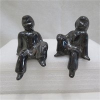 Shelf Sitters - Ceramic Figurines - Vintage