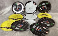 (11) 10" plastic Star Wars plates