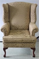 Vintage Wingback Chair 42"h