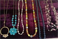 6 Costume Jewelry Necklaces