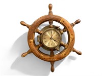 Nautical Porthole Ship State Clock by Quartz