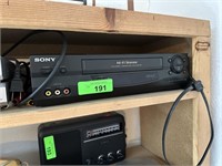 SONY VHS PLAYER AND WINDER