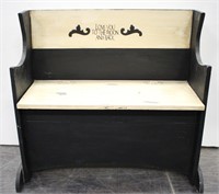 "Love you to the Moon & Back" Chabby Chic Bench