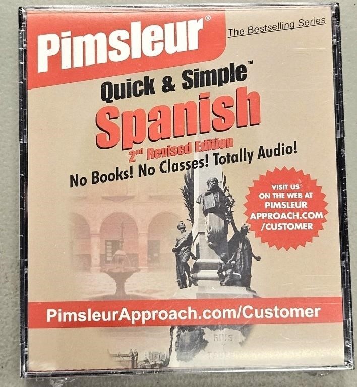 Pimsleur Quick and Simple Spanish New Sealed
