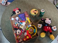 Lot of Misc VTG Mickey Mouse Toys