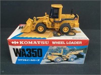 Vintage Komatsu WA350 Wheel Loader with Box