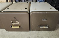 Fire Proof Locking File Drawers (2)