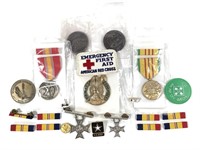 Military Recruiter Badges Service Medals Emblems +