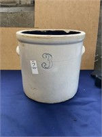 3 Gallon Stoneware Crock, Chip out of inside rim