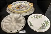 Decorative Platters, Lenox, Egg Dishes, Plates.