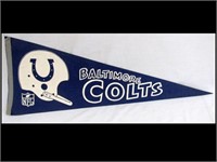 VINTAGE BALTIMORE COLTS FOOTBALL PENNANT